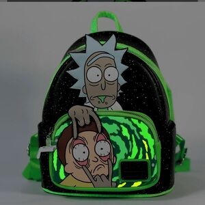 Loungefly Rick and Morty Glow in the Dark Mini Backpack - Exclusive